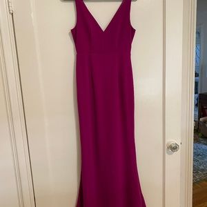 Lulus Magenta gown